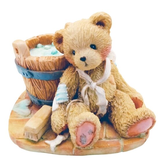 Joshua Love Repairs All Cherished Teddies Vintage 1991 950556 2.25 Inch Figure - Picture 1 of 15